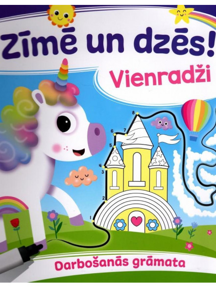 Zīmē un dzēs! Vienradži