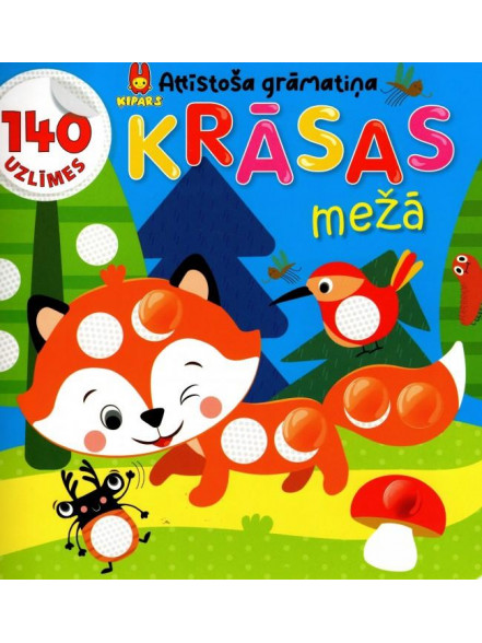 KRĀSAS mežā. Ķipars. Attīstošā grāmatiņa