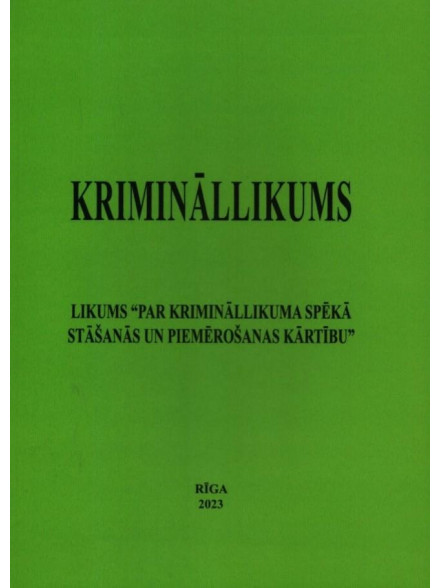 Krimināllikums 2023