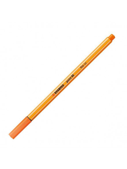 Tintes pildspalva STABILO POINT |0.4 mm| Tumši oranža | 88/30