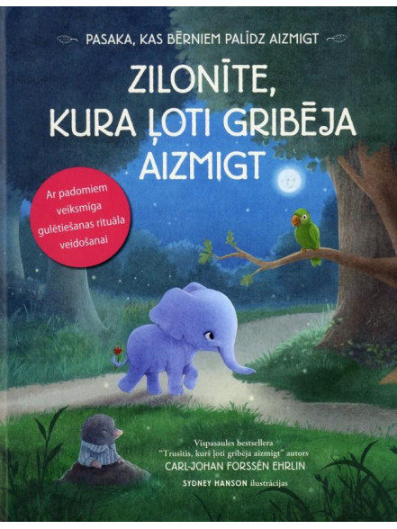 Zilonīte, kura ļoti gribēja aizmigt Zilonīte, kura ļoti gribēja aizmigt