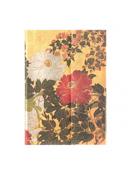 Piezīmju grāmata Rinpa Florals, līniju, midi
