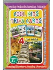 Cool Kids Trivia Cards: 4 Fun Trivia Card Packs