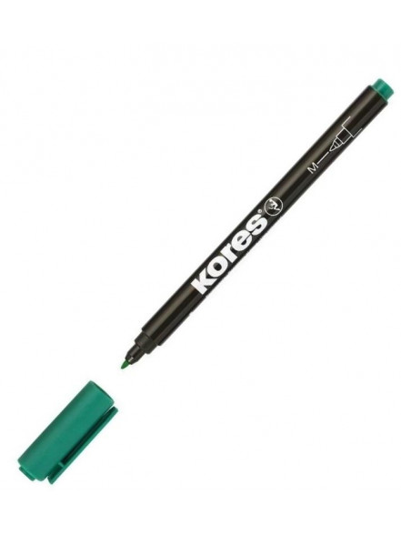 Permanenta marķieris KORES K-Marker P1-M 1-2mm zaļš