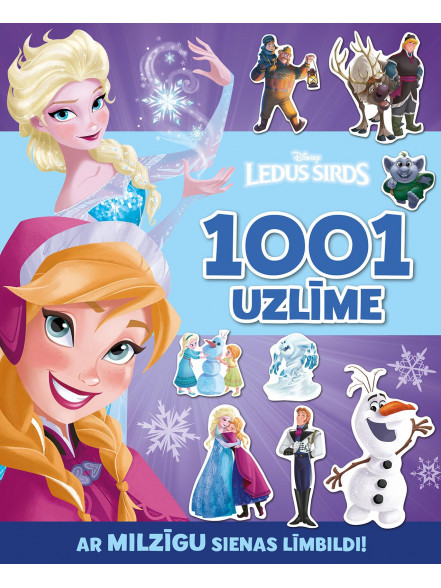 Ledus sirds. 1001 uzlīme. Ar milzīgu sienas bildi