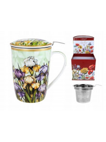 Krūzīte 600ml ar sietiņu un vāciņu L.Lozano Īrisi