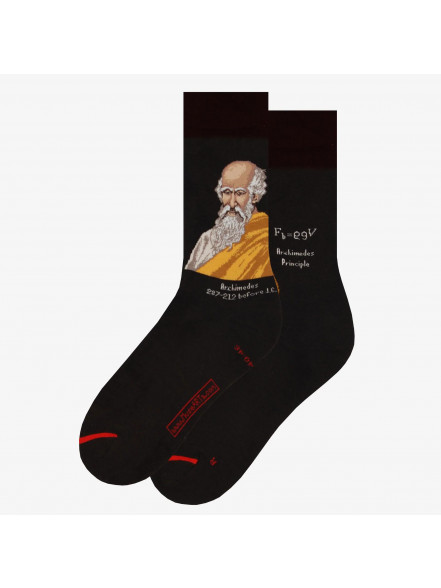 Zeķes Science & History - Archimedes, izm. 40-46, melnas