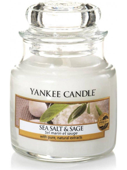 Svece Classic Small Jar Sea  Salt & Sage Candle 105g Svece Classic Small Jar Sea  Salt & Sage Candle 105g