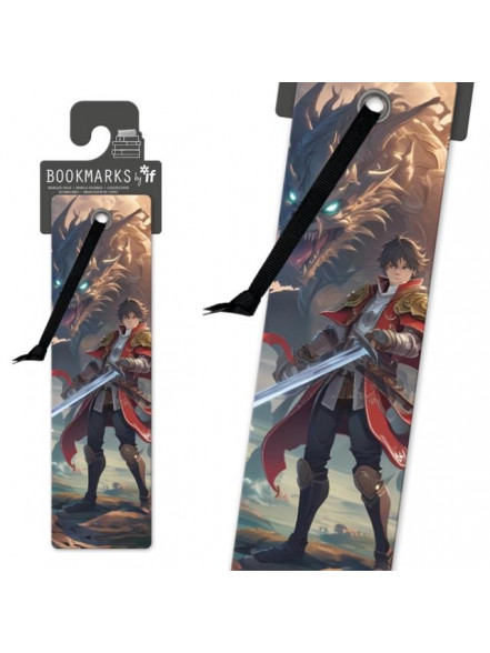 Grāmatzīme Manga - Warrior & Dragon