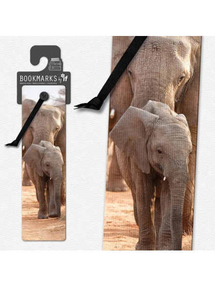 Grāmatzīme 3D - African Elephant
