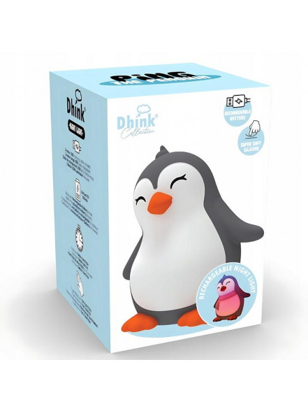 Nakts lampa Penguin (USB)