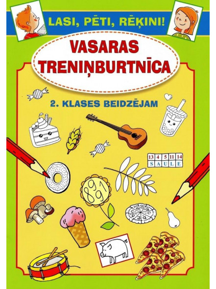 Vasaras treniņburtn. 2. kl. beidzējiem. Lasi, pētī un rēķini