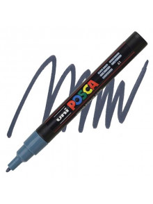 Marķieris ūdens bāzes UNI Posca PC-3M pelēkzils (61)