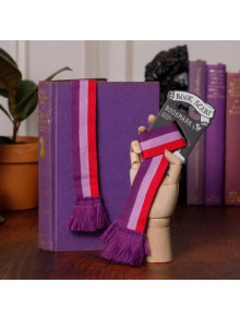 Grāmatzīme Book Scarf - rozā & violets