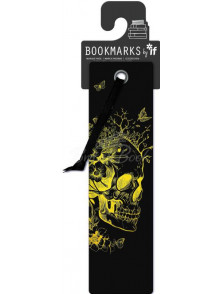 Grāmatzīme Quirky - Gold Skull