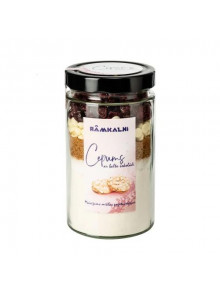 Cepumu burciņa ar balto šokolādi