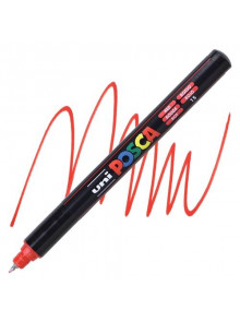 Marķieris ūdens bāzes UNI Posca PC-1MR sarkans (15)