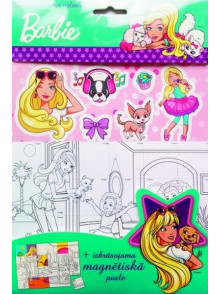 Izkrāso un līmē uzlīmes!Barbie
