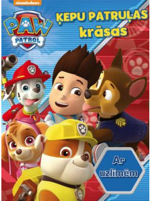 PAW Patrol. Ķepu patruļas krāsas. Ar uzlīmēm PAW Patrol. Ķepu patruļas krāsas. Ar uzlīmēm