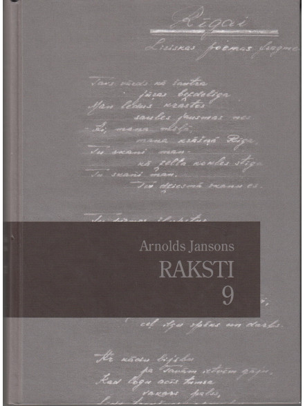 Raksti 9. A. Jansons 