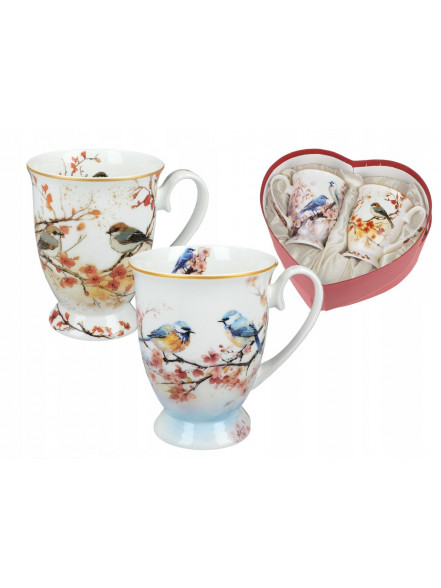 Krūzītes 280ml (2) Putni sirds kastē 840