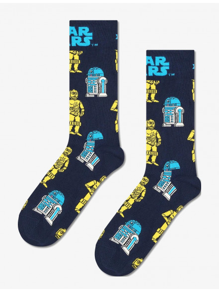 Zeķes Star Wars™ R2D2 & C3PO Sock, izm. 41-46, jūras zilas