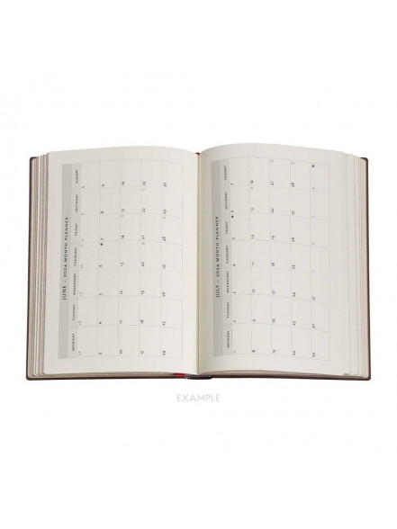 Dienasgrāmata 2024 Flexi The Queen’s Binding, midi, week horizontal