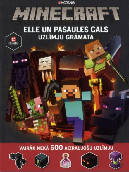 Minecraft. Elle un pasaules gals. Uzlīmju grāmata Minecraft. Elle un pasaules gals. Uzlīmju grāmata