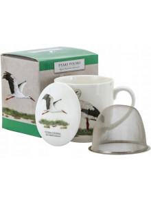 Porcelāna krūze ar filtru, 380 ml - STĀRĶIS