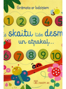 Es skaitu līdz desmit un atpakaļ. Grāmata ar lodziņiem Es skaitu līdz desmit un atpakaļ. Grāmata ar lodziņiem