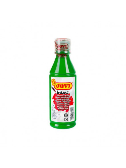 Guaša pudelē JOVI 250 ml, zaļa