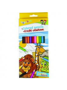 Krāsainie zīmuļi GIMBOO  12 krāsas