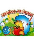 Izkrāso ar ūdeni! Ēzītis un ābols Izkrāso ar ūdeni! Ēzītis un ābols