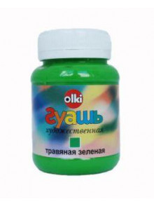 Guaša OLKI 100ml zāles zaļa
