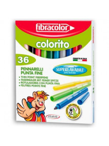 Flomasteri COLORITO 36 krāsas