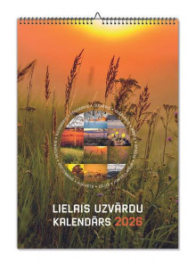 Lielais uzvārdu kalendārs. Sienas A3