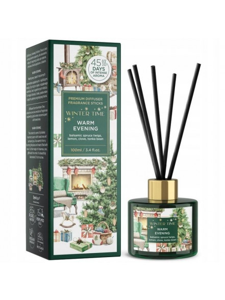 Arom. komplekts Winter Time Warm (eļļas kociņi un eļļa 100ml)