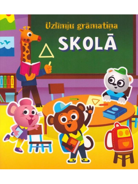 Skolā. Uzlīmju grāmatiņa 