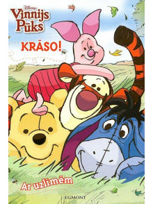 Vinnijs Pūks. Krāso! Ar uzlīmēm. Disney