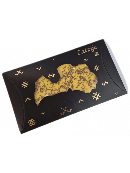 Šokolādes siera tāfelīte ar ķimenēm