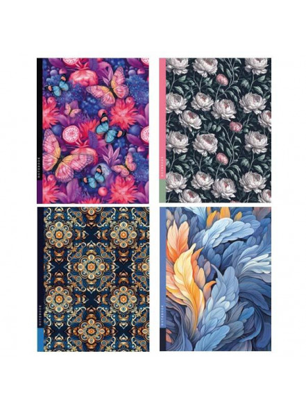 Klade FRESH elastīgs vāks ar UV laku 128*165mm 48lp = (dizains 23233-23236)