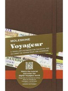 Piezīmju grāmata ceļotājiem  Moleskine Voyageur, brūns vāks