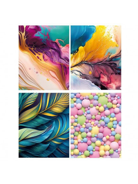 Klade FRESH elastīgs vāks ar UV laku 105*148mm 64 lp # (dizains 23116-23119)