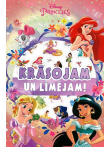 Princeses. Krāsojam un līmējam! Disney