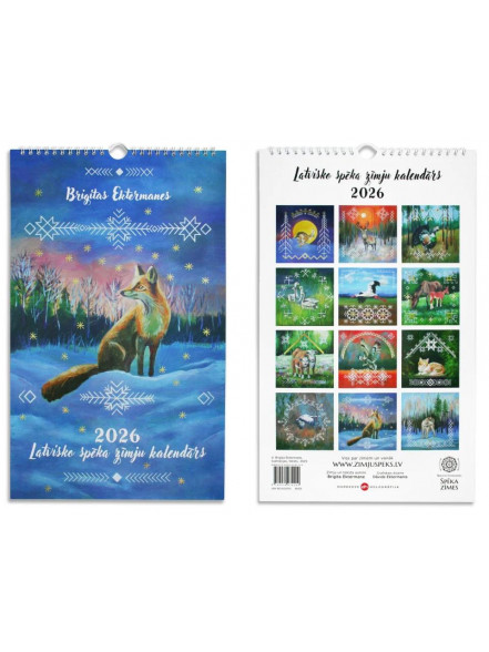 Spēka zīmju kalendārs 2026. gadam