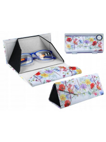 Briļļu futlāris saliekamais Carmani Pļavu puķes