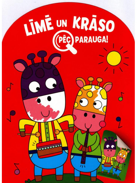 Līmē un krāso pēc parauga. Sarkana