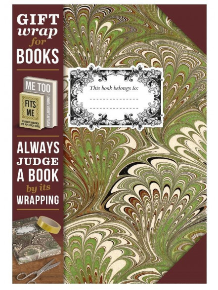 Grāmatpapīrs - Gift Wrap for Books - Marbled Paper