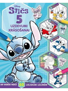 Stičs. 5 uzdevumi krāsošanai. Disney