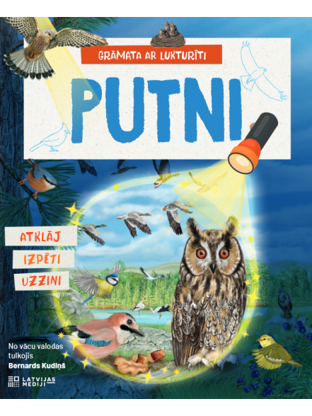 Putni. Grāmata ar lukturīti Putni. Grāmata ar lukturīti